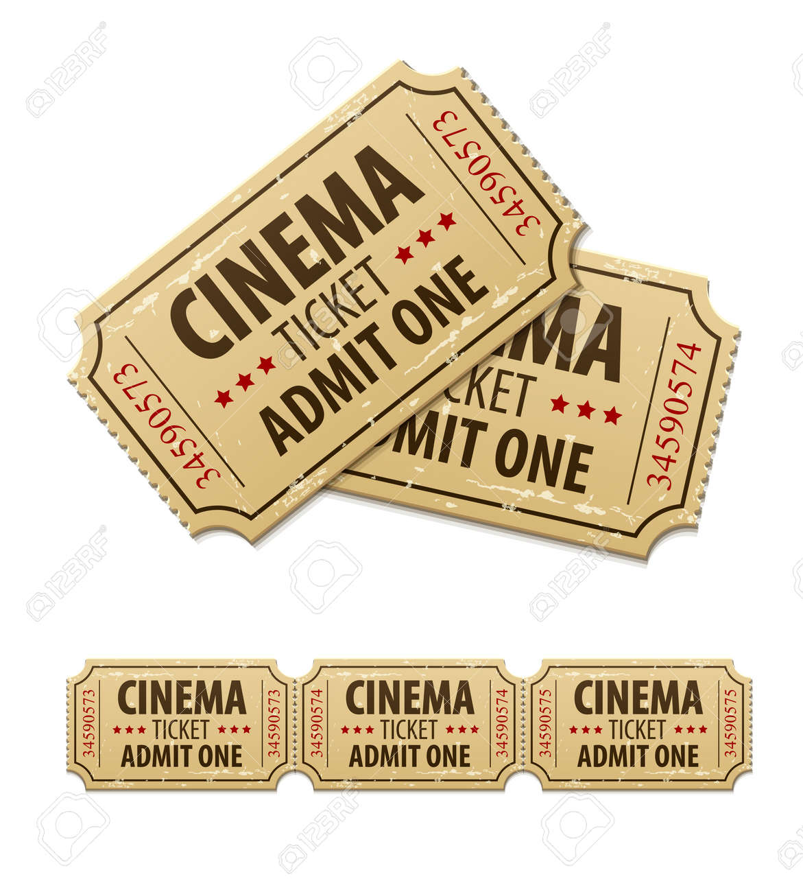 ticket de cinéma